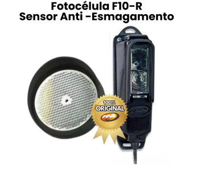 Fotocélula Refletiva F10-R – PPA (Sensor de Segurança para Portão Automático)